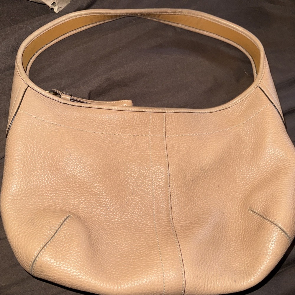 Authentic Vintage Coach Urgo Camel Pebbled Leather L0782–11612 PT2 - Picture 2 of 5